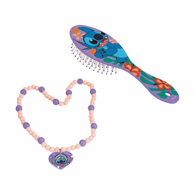 Παιδική Βούρτσα Με Κολιέ Stitch Σε 2 Σχέδια - 1027-64248