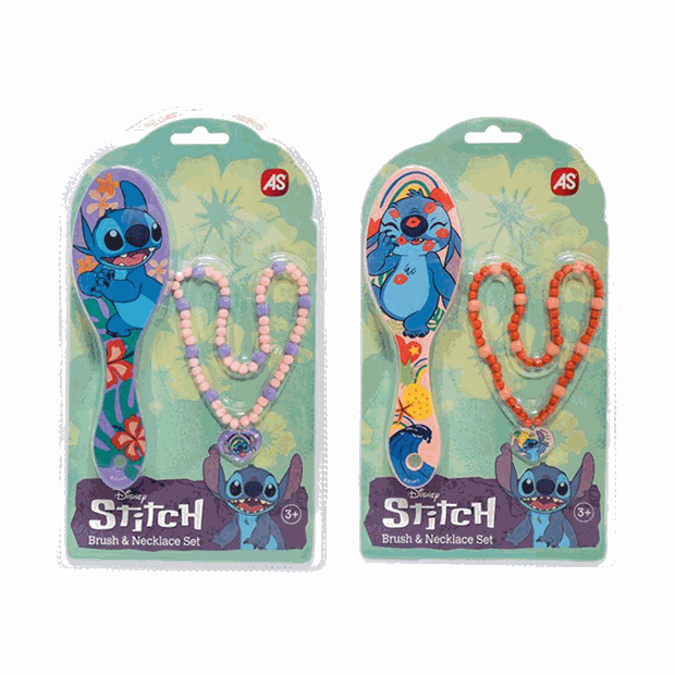 Παιδική Βούρτσα Με Κολιέ Stitch Σε 2 Σχέδια - 1027-64248