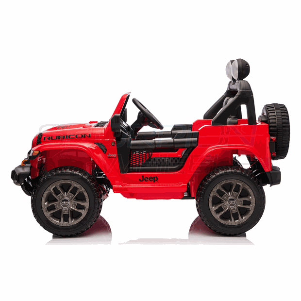 Ηλεκτροκίνητο Αυτοκίνητο Jeep Wrangler Rubicon Original License 12V - Κόκκινο | Skorpion Wheels - 5247052