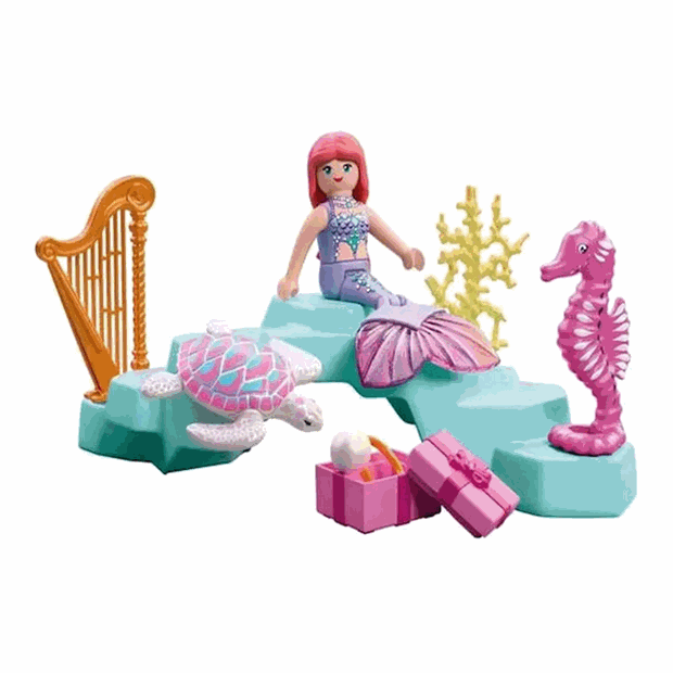 Playmobil Fantasy & Magic Γοργόνα Με Άρπα & Δώρο - 72107