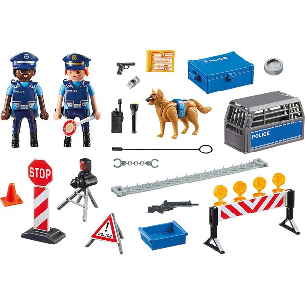 Playmobil City Action Οδόφραγμα Αστυνομίας - 6924