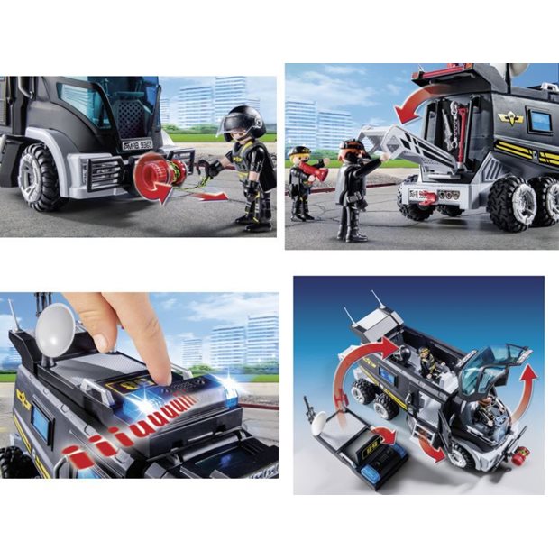 Playmobil City Action Θωρακισμένο Όχημα Ομάδας Ειδικών Αποστολών - 9360