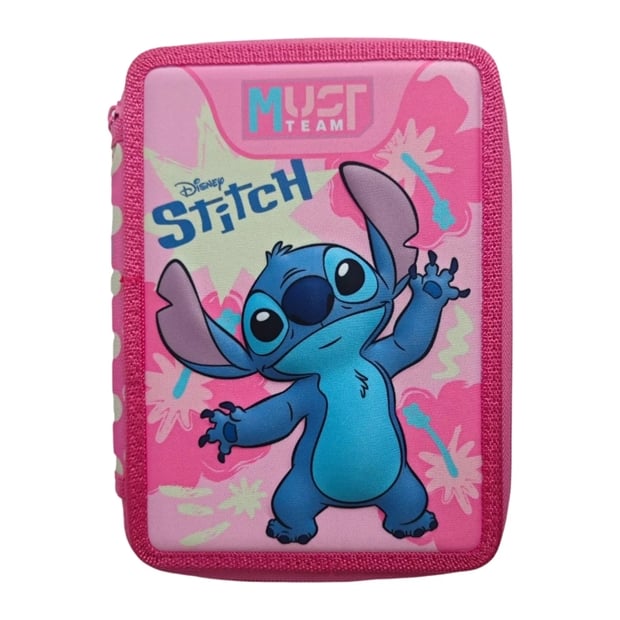 Κασετίνα Διπλή Γεμάτη Must Team Disney Stitch - 000565997