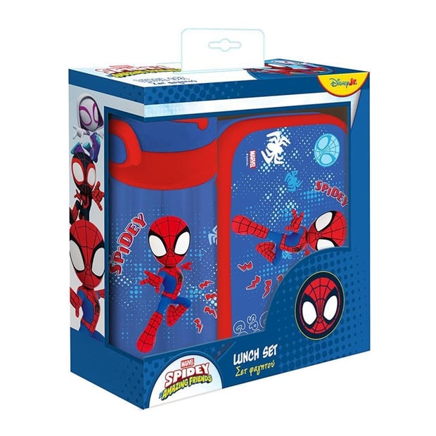 Σετ Φαγητοδοχείο 800ml & Παγούρι 500ml PP Spidey - 000508791