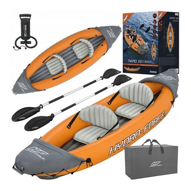 Φουσκωτό Kayak Hydro-Force Rapid X2 321x100x44cm 2 Ατόμων | Bestway - 65077