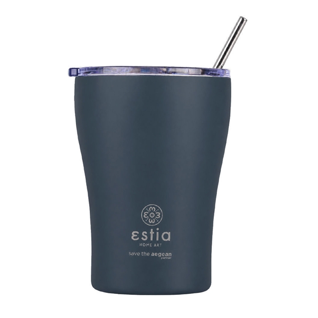 Θερμός Coffee Mug Save Τhe Aegean Indigo 350ml - 01-41427