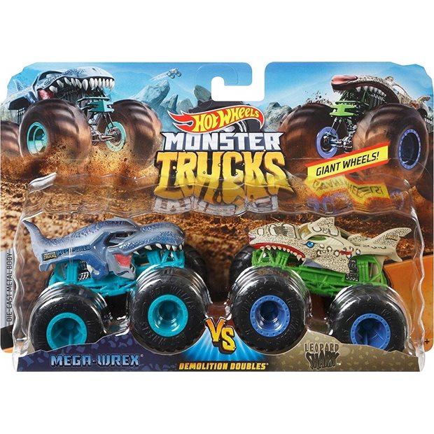 Hot Wheels Oχηματα Monster Trucks Σετ 2τμχ - FYJ64