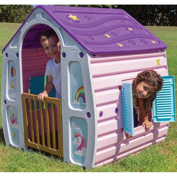 Παιδικο Σπιτακι Κηπου Unicorn Magical House Μωβ - 23561
