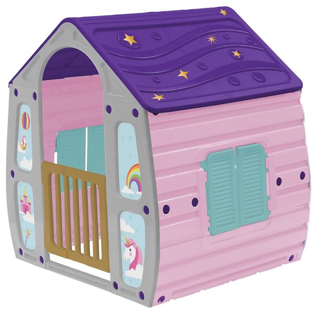 Παιδικο Σπιτακι Κηπου Unicorn Magical House Μωβ - 23561