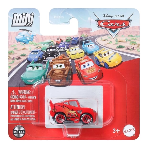 Αυτοκινητάκι Disney Pixar Cars Mini Racers Lightning McQueen - HTP98