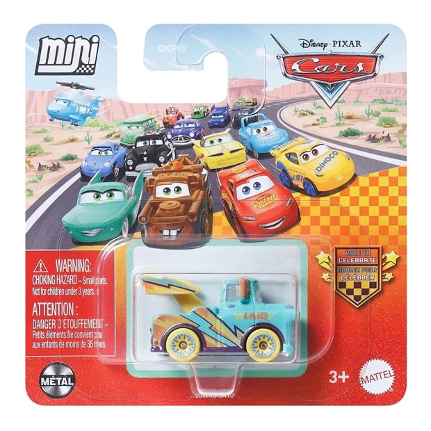 Αυτοκινητάκι Disney Pixar Cars Mini Race To Celebrate Mater - JJW48