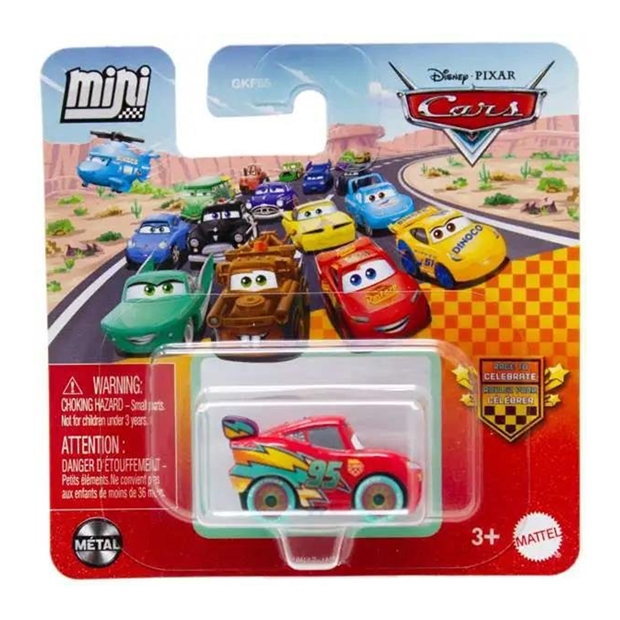 Αυτοκινητάκι Disney Pixar Cars Mini Race To Celebrate Lightning McQueen - JJW47
