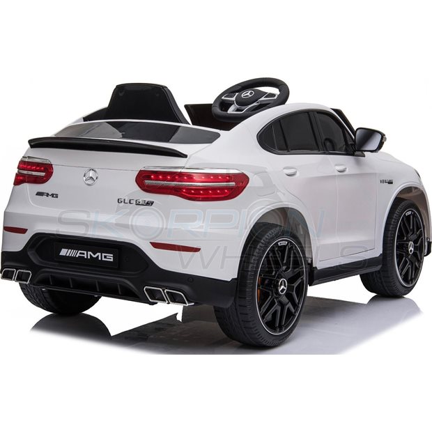 Ηλεκτροκίνητο Αυτοκίνητο Mercedes Benz GLC 63S AMG Original License 12V - Λευκό | Skorpion Wheels - 5246062