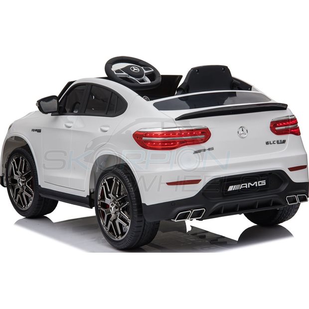 Ηλεκτροκίνητο Αυτοκίνητο Mercedes Benz GLC 63S AMG Original License 12V - Λευκό | Skorpion Wheels - 5246062