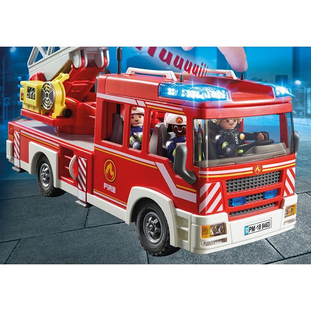 Playmobil City Action Όχημα Πυροσβεστικής Με Σκάλα Και Καλάθι Διάσωσης - 9463