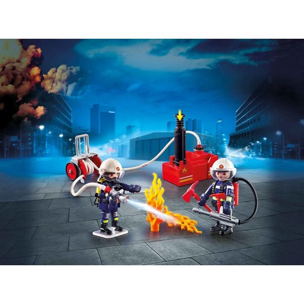 Playmobil City Action Πυροσβέστες Με Αντλία Νερού - 9468