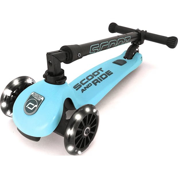 Scoot And Ride Highwaykick 3 Led Blueberry - 96356