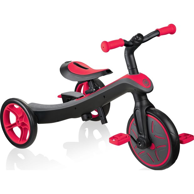 Παιδικό Τρίκυκλο Ποδήλατο Globber Trike Explorer 4 Σε 1 Κόκκινο - 632-102