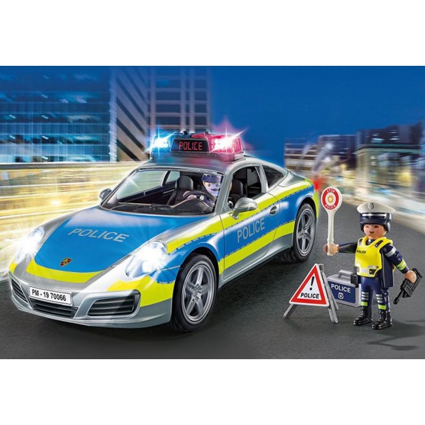 Playmobil City Action Porsche 911 Carrera 4S Αστυνομικό Όχημα - 70066
