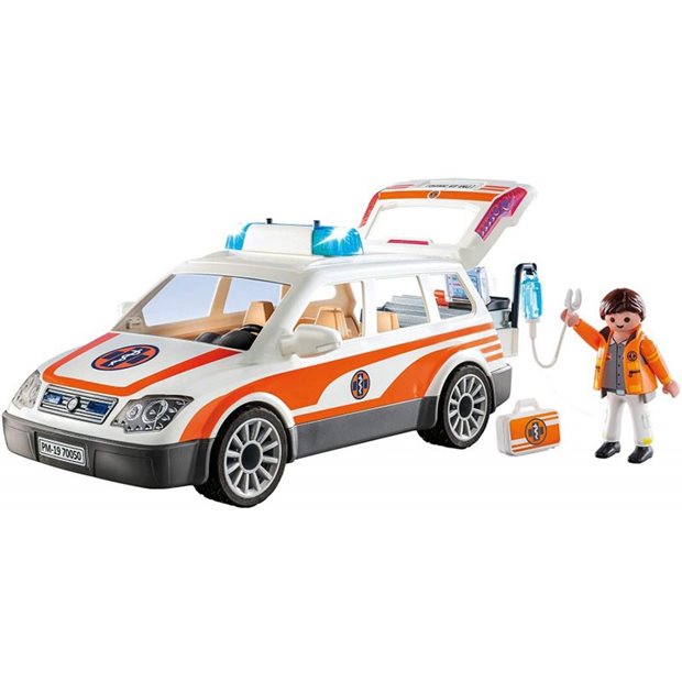 Playmobil City Life Όχημα Πρώτων Βοηθειών - 70050