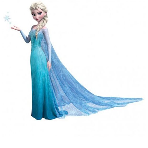 Παιδικο Αυτοκολλητο Τοιχου Frozen Elsa - 2371