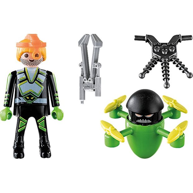 Playmobil Special Plus Μυστικος Πρακτορας Με Drone - 70248