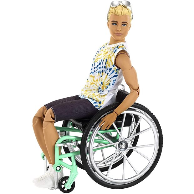 Barbie Fashionistas Κουκλα Ken Με Αναπηρικο Αμαξιδιο - GWX93