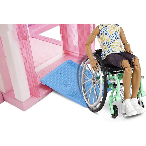 Barbie Fashionistas Κουκλα Ken Με Αναπηρικο Αμαξιδιο - GWX93