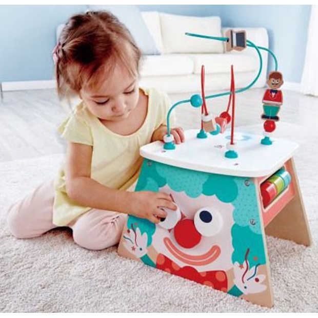 Hape Learning Ξυλινος Κυβος Δραστηριοτητων Light-Up Circus - E1813