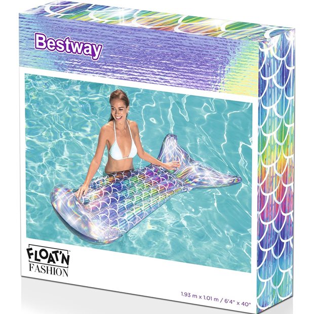 Φουσκωτο Στρωμα Θαλασσης Ουρα Γοργονας Bestway Ιριδιζον - 43413