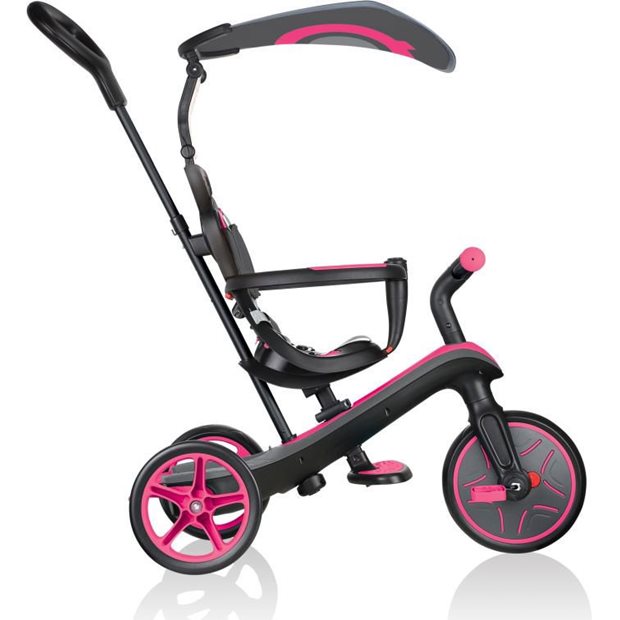 Παιδικό Τρίκυκλο Ποδήλατο Globber Trike Explorer 4 Σε 1 Φούξια Ροζ - 632-110