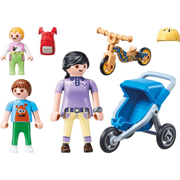 Playmobil City Life Μαμά Και Παιδάκια - 70284