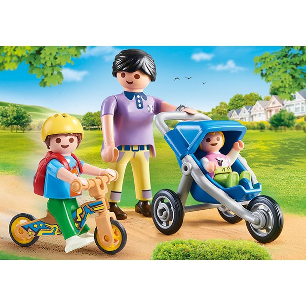 Playmobil City Life Μαμά Και Παιδάκια - 70284
