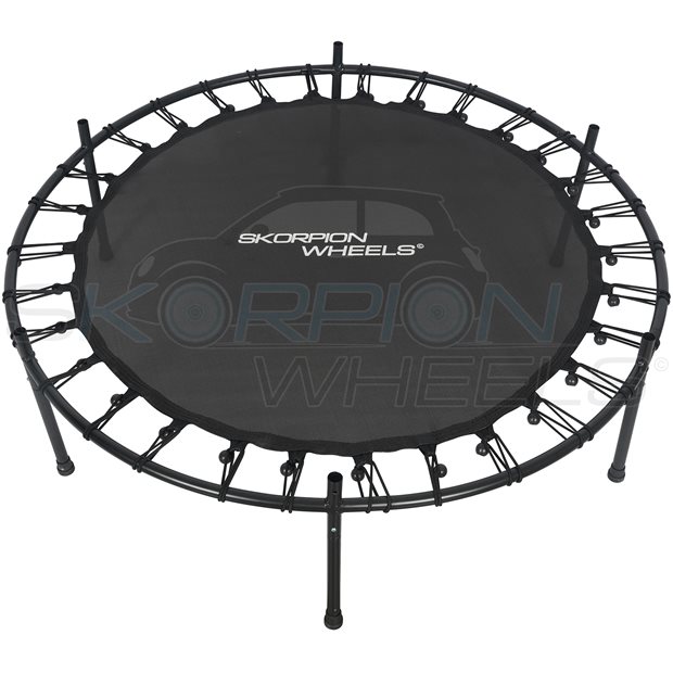 Τραμπολινο Με Προστατευτικο Διχτυ Skorpion Wheels 137 Cm Ροζ - 54R