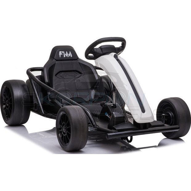 Ηλεκτροκινητο Drift Kart 24V 500 Watt Skorpion Wheels Λευκο - 5243068