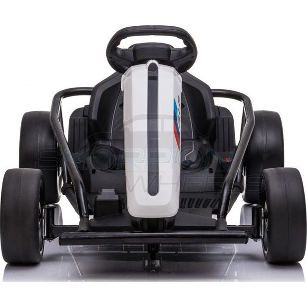 Ηλεκτροκινητο Drift Kart 24V 500 Watt Skorpion Wheels Λευκο - 5243068