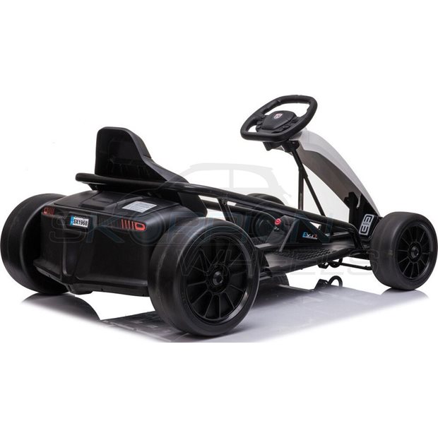 Ηλεκτροκινητο Drift Kart 24V 500 Watt Skorpion Wheels Λευκο - 5243068