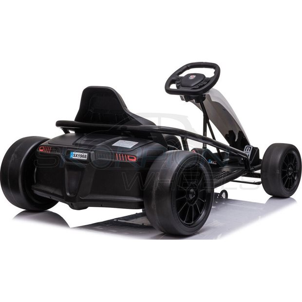 Ηλεκτροκινητο Drift Kart 24V 500 Watt Skorpion Wheels Λευκο - 5243068