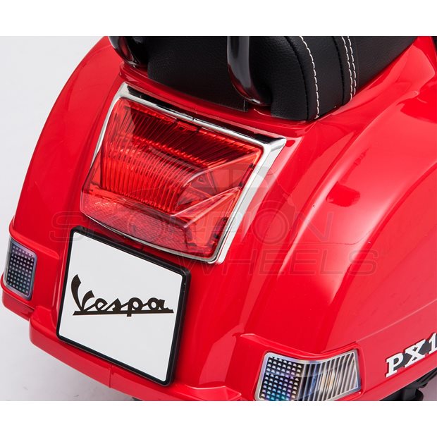 Ηλεκτροκίνητη Μηχανή Piaggio Vespa Original License 6V Λευκή | Skorpion Wheels - 5245008