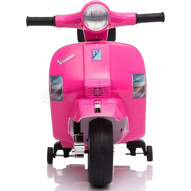 Ηλεκτροκίνητη Μηχανή Piaggio Vespa Original License 6V Ροζ | Skorpion Wheels - 5245008