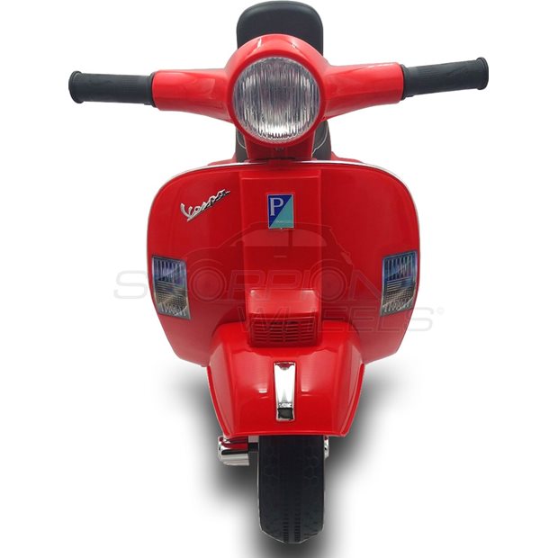 Ηλεκτροκίνητη Μηχανή Piaggio Vespa Original License 6V Κόκκινη | Skorpion Wheels - 5245008