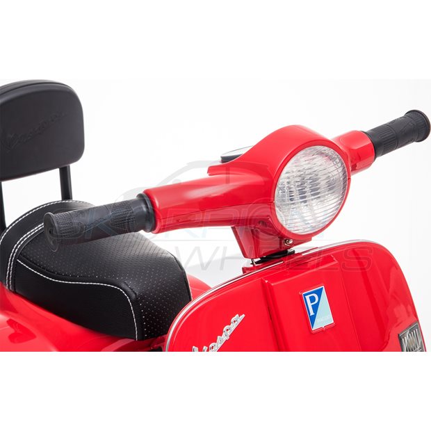 Ηλεκτροκίνητη Μηχανή Piaggio Vespa Original License 6V Κόκκινη | Skorpion Wheels - 5245008
