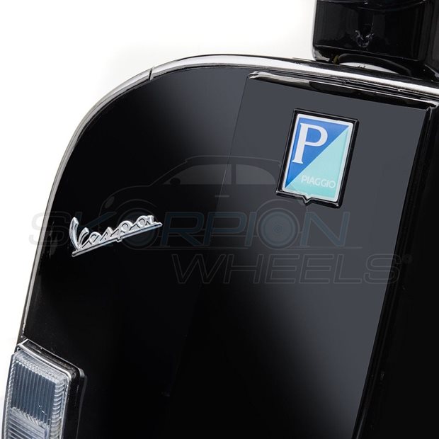 Παιδικη Vespa Piaggio Original 12V Μαυρη Skorpion Wheels - 5245050