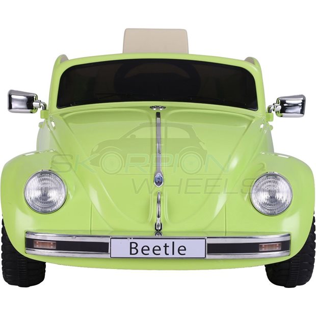 Ηλεκτροκίνητο Αυτοκίνητο Volkswagen Beetle Original License 12V Πράσινο | Skorpion Wheels - 5246018