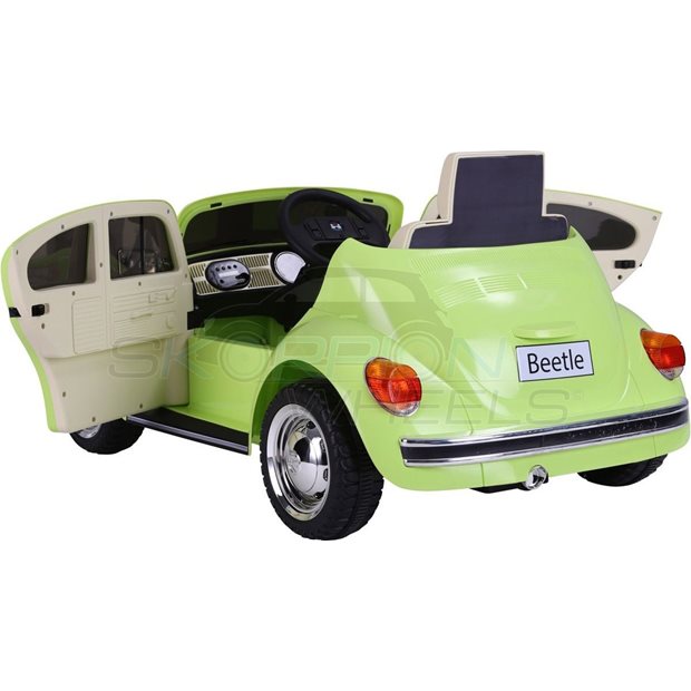 Ηλεκτροκίνητο Αυτοκίνητο Volkswagen Beetle Original License 12V Πράσινο | Skorpion Wheels - 5246018