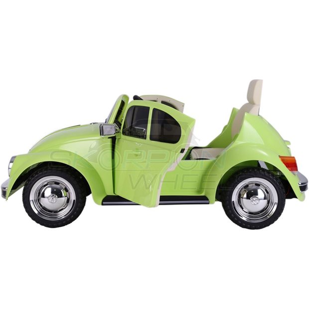 Ηλεκτροκίνητο Αυτοκίνητο Volkswagen Beetle Original License 12V Πράσινο | Skorpion Wheels - 5246018
