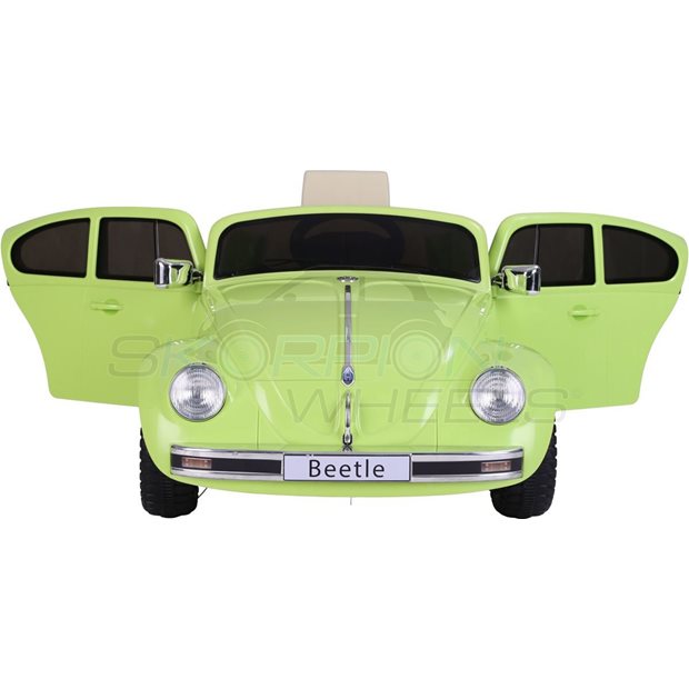 Ηλεκτροκίνητο Αυτοκίνητο Volkswagen Beetle Original License 12V Πράσινο | Skorpion Wheels - 5246018