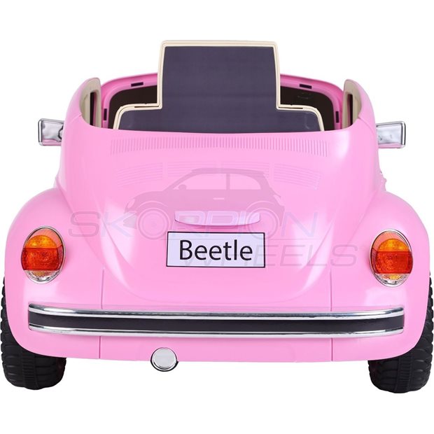 Ηλεκτροκίνητο Αυτοκίνητο Volkswagen Beetle Original License 12V Ροζ | Skorpion Wheels - 5246018