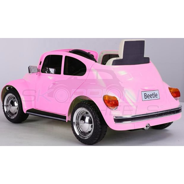 Ηλεκτροκίνητο Αυτοκίνητο Volkswagen Beetle Original License 12V Ροζ | Skorpion Wheels - 5246018