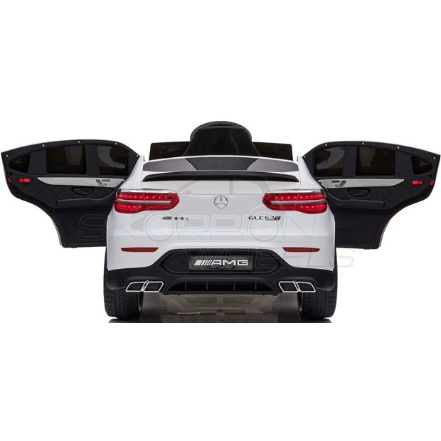 Ηλεκτροκίνητο Αυτοκίνητο Mercedes Benz GLC 63S AMG Original License 12V - Λευκό | Skorpion Wheels - 52460621